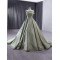 Moss Green Prom Dresses Women Sleeveless Formal Party Evening Gowns Specail Occasion Party Dress