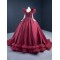 New Arrival Floral Burgundy Quinceanera Dress Quinceanera Dress Vestidos De 15 Anos Long Sleeve Ball Gown