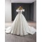 Newest Wedding Dresses Off Shoulder Satin Bride Gowns Custom Made Vestido De Noiva Plus Size