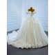 Off Shoulder Ball Gown Wedding Dress Strapless Bridal Gown 2024 Sweetheart Neck Princess Dress