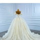 Off Shoulder Ball Gown Wedding Dress Strapless Bridal Gown 2024 Sweetheart Neck Princess Dress