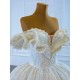 Off Shoulder Ball Gown Wedding Dress Strapless Bridal Gown 2024 Sweetheart Neck Princess Dress