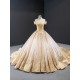 Off Shoulder Champagne Quinceanera Dress Appliques Lace Sequins Sweet 16 Gown Sweetheart Mexican Birthday Vestido De 15 Anos