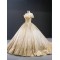 Off Shoulder Champagne Quinceanera Dress Appliques Lace Sequins Sweet 16 Gown Sweetheart Mexican Birthday Vestido De 15 Anos