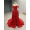 Off Shoulder Evening Dresses for Women Wedding Luxury Tiered Dubai A Line Long Prom Party Gowns