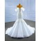 Off Shoulder Mermaid Wedding Dress 2024 Pearl Vestido De Noiva African Women Bridal Gowns Robe De Mariee