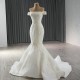 Off Shoulder Mermaid Wedding Dress Beading Bridal Gown Strapless Vestido de Novia