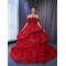 Off Shoulder Red Quinceanera Dresses Tiered Vestidos De 15 Anos Women Sweet 15 Dress Party Cocktail Gown