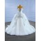 Off Shoulder Wedding Dress Pearl Bride Robe Modern Floor length Bride Dresses Vestidos De Novia