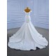 Off Shoulder Wedding Dresses Satin Mermaid Bridal Gown Floor length Bride Dresses Vestidos De Novia