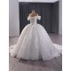 Off Shoulder Woman Wedding Dresses Strapless Custom Made Bridal Gowns Sequin Black Girl Women Dress