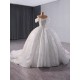 Off Shoulder Woman Wedding Dresses Strapless Custom Made Bridal Gowns Sequin Black Girl Women Dress