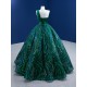 Off The Shoulder Sweet 16 Dress Emerald Green Quinceanera Dresses Ball Gown Corset Closure Vestidos De 15 Anos