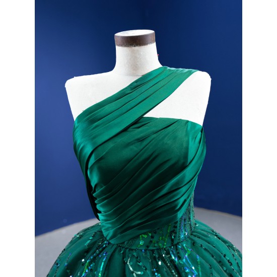 Off The Shoulder Sweet 16 Dress Emerald Green Quinceanera Dresses Ball Gown Corset Closure Vestidos De 15 Anos