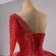 One Shoulder Ball Gown Red Quinceanera Dress Sweetheart Prom Dress Formal Gown Sweet 16 Party Dresses