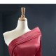 One Shoulder Burgundy Prom Party Dresses For Women Satin Long Formal Special Occasion Evening Dress