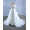 One Shoulder White Wedding Dresses for Women High Neck Backless Bridal Gowns Floor Length vestido de novia