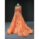 Orange Prom Dresses 2024 Women Sparkly Beading Mermaid Formal Party Evening Gowns Exquisite Vestido De Fiesta