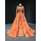 Orange Prom Dresses 2024 Women Sparkly Beading Mermaid Formal Party Evening Gowns Exquisite Vestido De Fiesta