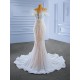 Pearl Mermaid Wedding Dress Sleeveless Bridal Gown Floor Length Bride Dresses Modern Robe De Mariee