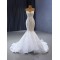 Pearl Mermaid Wedding Dress Sleeveless Bridal Gown Sweetheart Neck Vestidos De Novia Modernos