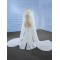 Pearl Wedding Dress Cape Sleeve Backless Formal Bridal Growns vestido de noiva