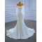 Pearl White Wedding Dress Long Sleeve Bridal Gown Mermaid Elegant Vestido De Noiva