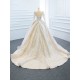 Plus Size Ball Gown Wedding Dresses Women Sequin Long Sleeves Bridal Gown Vestidos De Novia New