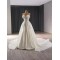 Princess Arabic Two In One Wedding Dress Sleeveless Sweetheart Backless Shiny Sequin Bridal Gown