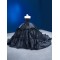 Princess Black Sweet 15 Dress Sleeveless Strapless Ball Gown Quinceanera Dress 2024 Cocktail Dresses Vestidos De Baile Ball Gown