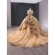 Princess Mexico Champagne Quinceanera Dresses Off The Shoulder Crystal Sweet 16 Dresses Ball Gown Vestido de 15 Anos With Bow