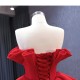 Princess Red Quinceanera Dress Tiered Ballgown Prom Dress Sleeveless Floral Appliques 2024 Sweet 15 16 Gown