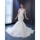 Princess Spaghetti Strap Wedding Dress Crystal Pearl Bride Gowns Sweetheart Neck Vestido de Novia 2024