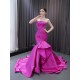 Purple Evening Dresses Pleated Strapless Prom Dress Formal Party Women Gowns 2024