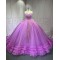 Ruffled Lilac Quince Dress Sleeveless Vestidos De 15 Anos Crystal Strapless Sweet 15 Gowns