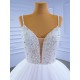 Ruffled Ball Gown Wedding Dress Spaghetti Strap Bridal Gowns Sleeveless 2024 Women Vestidos De Novia