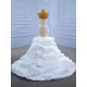 Ruffled Mermaid Wedding Dress Spaghetti Straps Sleeveless Lace Backless Bridal Grown 2024