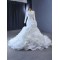 Ruffled Mermaid Wedding Dress Long Sleeves Muslin Bridal Gown Lace High Neck Gown Vestido 2024