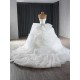 Ruffled Wedding Dress Sleeveless Bridal Growns V Neck Princess Bride Gown Vestido De Noiva