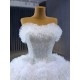 Ruffled Wedding Dresses Sleeveless Bridal Gowns Sleeveless Sequin Dresses 2024