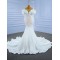 Sequin Long White Wedding Dress Long Sleeve Bridal Growns 2024 Princess Bride Gown Vestido De Noiva