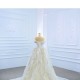 Sequin Mermaid Wedding Dresses Sleeveless Arabic Aso Ebi Bridal Gowns Customize Two In One