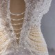 Sequin Mermaid Wedding Dresses Sweetheart Off Shoulder Sweep Train Bridal Gown Plus Size