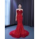 Sequin Red Prom Dresses For Women 2024 African Sleeveless Formal Evening Party Gowns