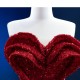 Sequin Red Prom Dresses For Women 2024 African Sleeveless Formal Evening Party Gowns