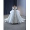 Shiny Ball Gown Long Wedding Dress Long Sleeve Bridal Gowns For Women Sexy Backless Vestido de novia 2024