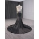 Shiny Black Prom Party Dresses For Women Long Sleeve Floor Length Formal Event Special Evening Dress Customized