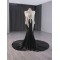 Shiny Black Prom Party Dresses For Women Long Sleeve Floor Length Formal Event Special Evening Dress Customized