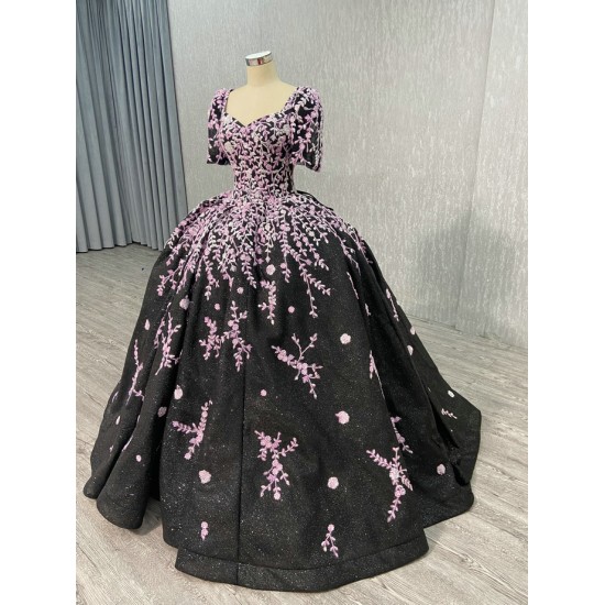 Short Sleeve Multi Prom Dress Sweetheart Neck Evening Dress 2024 Custom Made Girl Women Gowns