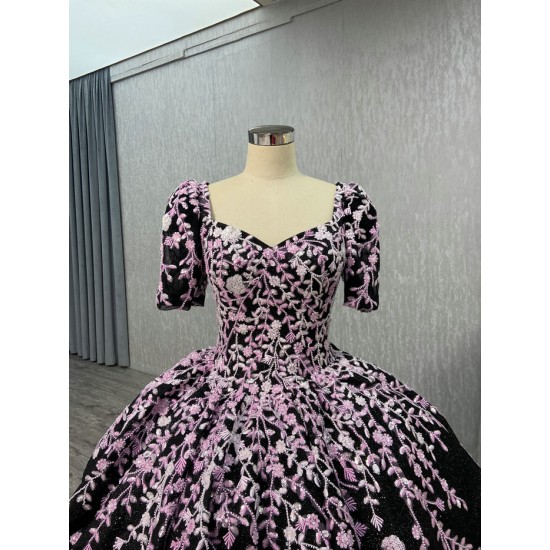 Short Sleeve Multi Prom Dress Sweetheart Neck Evening Dress 2024 Custom Made Girl Women Gowns